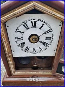Antique Seth Thomas Mantle Clock 30 HOUR Key Works