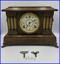 Antique Seth Thomas Mantle Clock Early 1900's With History Please Read