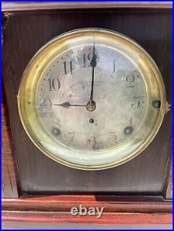 Antique Seth Thomas Mantle Clock No. Sonora Chime As Is