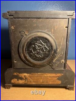 Antique Seth Thomas Mantle Clock Patented 1880 Runs, May Need Adjustment/Repair
