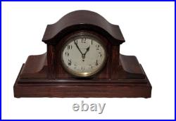Antique Seth Thomas Mantle Clock Rosewood or Mahogany Pagoda Style