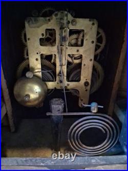 Antique Seth Thomas Mantle Clock Serviced & Workng With Key. Beautiful