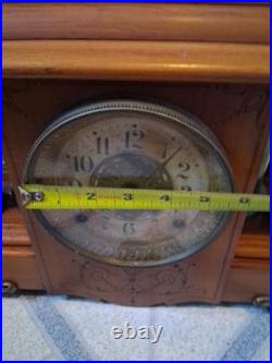 Antique Seth Thomas Mantle Clock Serviced & Workng With Key. Beautiful