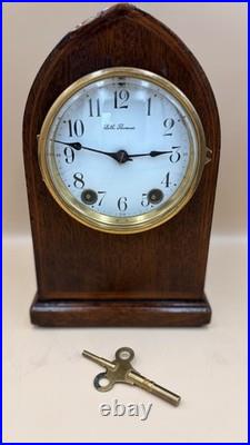 Antique Seth Thomas Mantle Clock c1940s Time And Strike Working Original