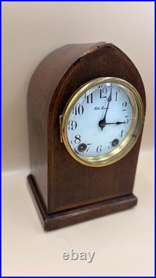 Antique Seth Thomas Mantle Clock c1940s Time And Strike Working Original