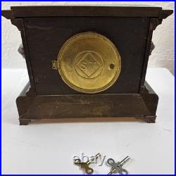 Antique Seth Thomas Mantle Clock w Pendulum/Winding Keys