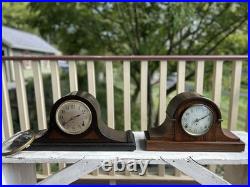 Antique Seth Thomas Mantle Clocks Parts Or Repair Lot Of 2
