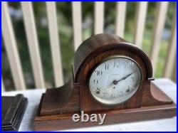 Antique Seth Thomas Mantle Clocks Parts Or Repair Lot Of 2