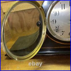 Antique Seth Thomas Mantle Cymbal Clock 1/4 Hour Bing Bong Rare Vintage Tested
