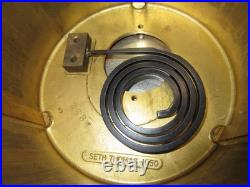 Antique Seth Thomas Mantle Ships Clock. Maritime Brass Movement