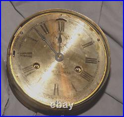 Antique Seth Thomas Marine 8 Day DETACHED BELL Mechanical Clock RUNS Antique Seth Thomas Marine 8 Day DETACHED BELL Mechanical Clock RUNS
