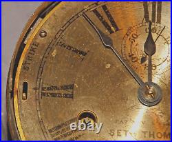 Antique Seth Thomas Marine 8 Day DETACHED BELL Mechanical Clock RUNS Antique Seth Thomas Marine 8 Day DETACHED BELL Mechanical Clock RUNS