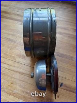 Antique Seth Thomas Marine Wall Bell Clock,'One-Day Lever', U. S. A. With Key