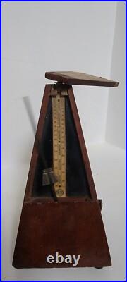 Antique Seth Thomas Metronome de Maelzel wood Works