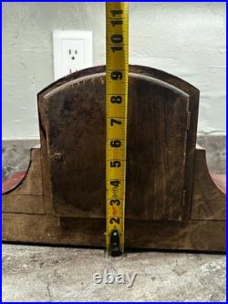 Antique Seth Thomas Mezzo Red Adamantine Mantle Clock For Parts / Untested