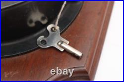 Antique Seth Thomas Military Naval Port hole Ships Clock WWII W KEY Works! VTG