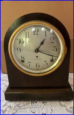 Antique Seth Thomas No. 1 Leader Mantel Clock Wind Up Shelf Clock