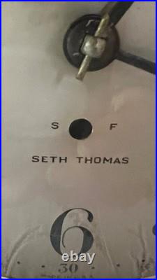 Antique Seth Thomas No. 1 Leader Mantel Clock Wind Up Shelf Clock