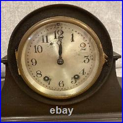 Antique Seth Thomas No. 1 Tambour Mantel Clock 8-Day, Time/Strike, Key-wind