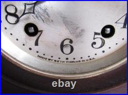 Antique Seth Thomas No. 1 Tambour Mantel Clock 8-Day, Time/Strike, Key-wind