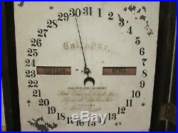 Antique Seth Thomas No. 2 Office Calendar Clock Weight Driven Big