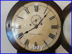 Antique Seth Thomas No. 2 Regulator Wall Clock Just Serviced! Free Shipping