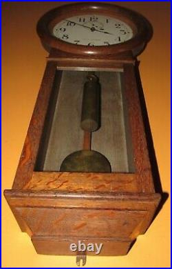 Antique Seth Thomas No. 2 Weight Driven Wall Regulator Clock 8-day