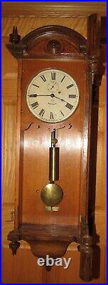 Antique Seth Thomas No. 6 Weight Driven Wall Regulator Clock 8-day