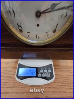 Antique Seth Thomas No 89 8 Day Mantel Clock Time Strike Working with Key