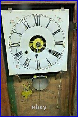 Antique Seth Thomas OG Clock, 30 Hour, Cast Weights