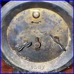 Antique Seth Thomas OWL Mantel Clock Early 20th Cent Pre WWI Brass & Cast Alarm
