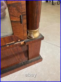 Antique Seth Thomas O. G. Weights Driven Column Clock 30-Hour, Time/Strike