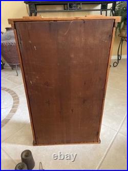 Antique Seth Thomas O. G. Weights Driven Column Clock 30-Hour, Time/Strike