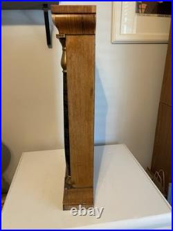 Antique Seth Thomas O. G. Weights Driven Column Clock 30-Hour, Time/Strike