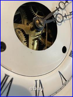 Antique Seth Thomas O. G. Weights Driven Column Clock 30-Hour, Time/Strike
