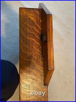 Antique Seth Thomas Oak Long Drop Case