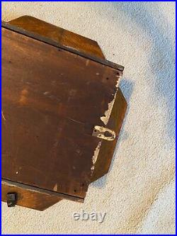 Antique Seth Thomas Oak Long Drop Case