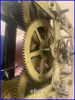 Antique Seth Thomas Office #10 Clock Movement Parts 30 Day 86I