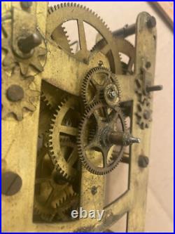 Antique Seth Thomas Office #10 Clock Movement Parts 30 Day 86I