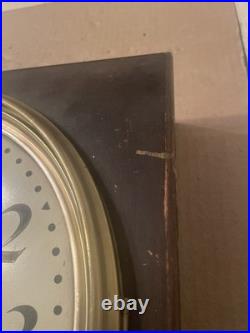 Antique Seth Thomas Office No. 1 Mahogany Wall Clock C. 1921 Square Gallery