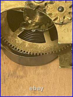 Antique Seth Thomas Office No. 1 Mahogany Wall Clock C. 1921 Square Gallery