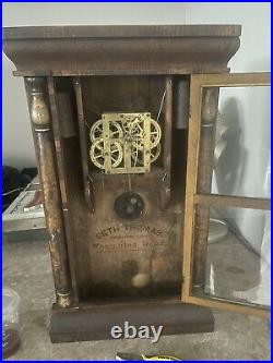 Antique Seth Thomas Ogee Clock (Complete/WORKS/1800s)