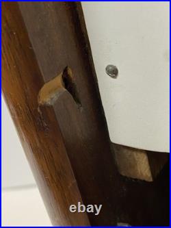 Antique Seth Thomas Ogee Mantel Clock Working Strike Reverse Bird Glass Key USA