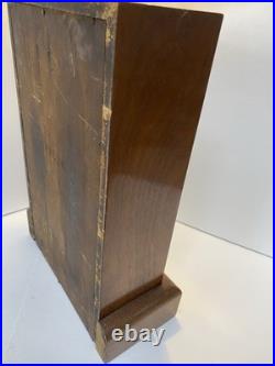 Antique Seth Thomas Ogee Mantel Clock Working Strike Reverse Bird Glass Key USA