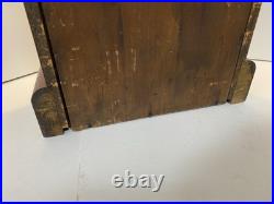 Antique Seth Thomas Ogee Mantel Clock Working Strike Reverse Bird Glass Key USA