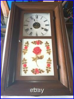 Antique Seth Thomas Ogee Shelf Clock 30 Hour Time Working