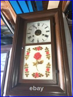 Antique Seth Thomas Ogee Shelf Clock 30 Hour Time Working