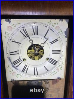 Antique Seth Thomas Ogee Shelf Clock Brass 30 Hour Plymouth Hollow Conn. C. 1845