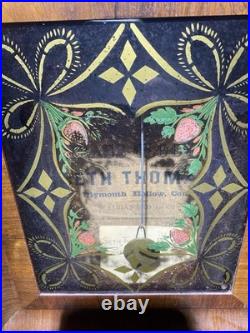 Antique Seth Thomas Ogee Shelf Clock Brass 30 Hour Plymouth Hollow Conn. C. 1845