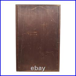 Antique Seth Thomas Ogee Style Mantel Clock Reverse Painted Bird Motif